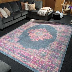 8x10 colorful area rug