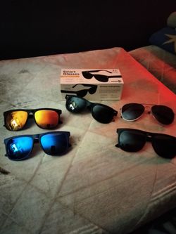 Mens smart glasses, sunglasses bundle $35!!