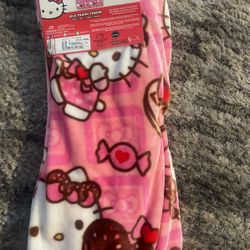 Hello Kitty Valentines Blanket 