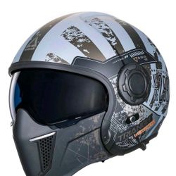 🏍️ Brand New TRIANGLE Full Face Motorcycle Helmet – Small, Camouflage