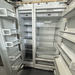 48” Thermador Refrigerator And Freezer Columns Panel Ready With Store Warranty!