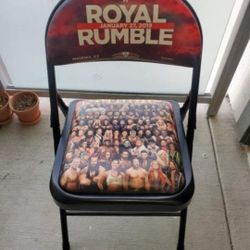 Royal Rumble 2022 Phoenix, AZ Ringside Collectible Chair WWE