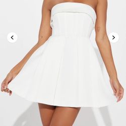 Darling Mini Dress White
