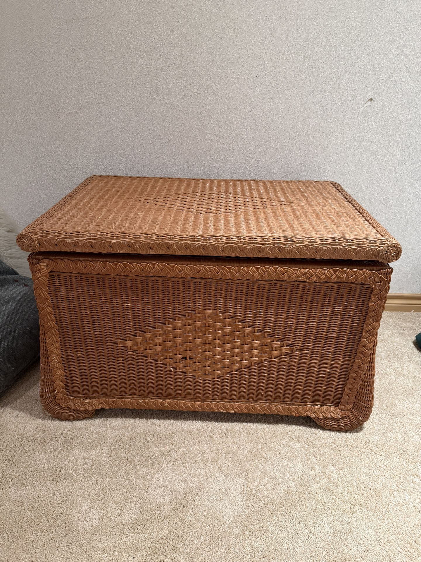 Huge Wicker Baskets - 2 Matching Ones 