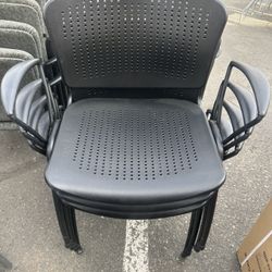 Commercial Grade Staking Stack Lobby Waiting Room Guest Office Chairs 