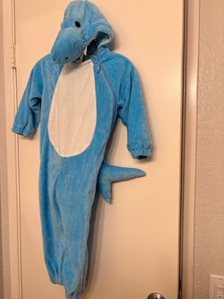 2T-3T Toddler size blue shark costume