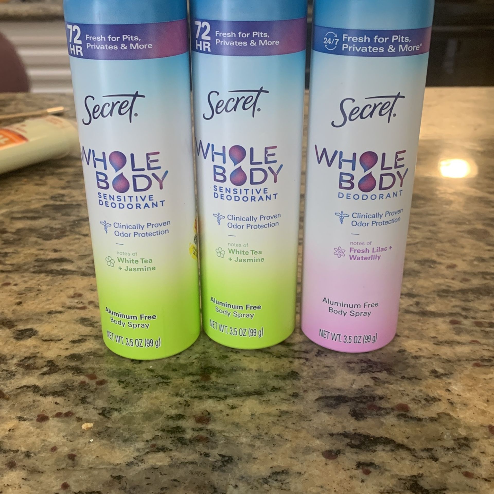 Secret Whole Body Sensitive Deodorant