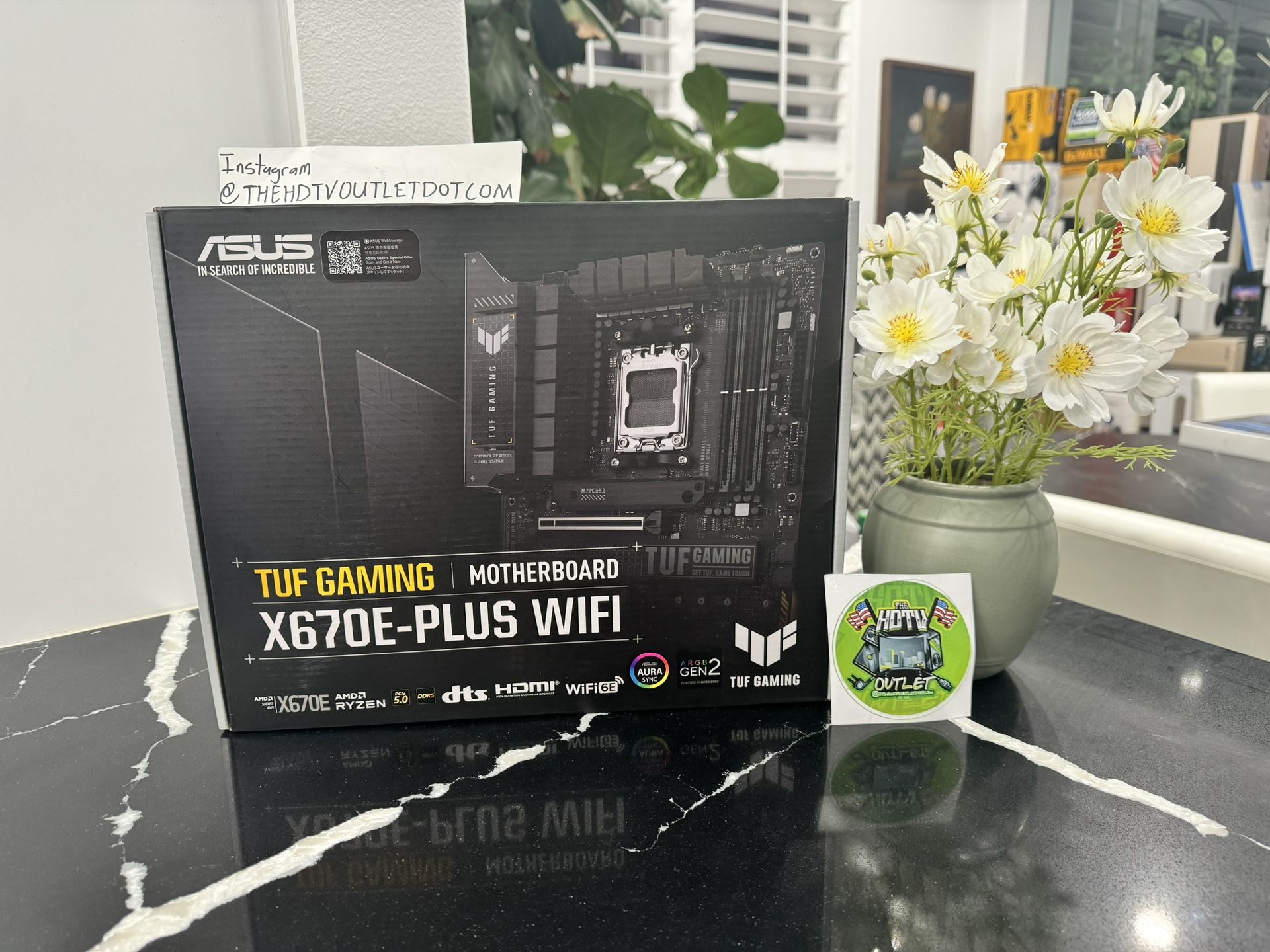 Asus TUF Gaming X670E-plus WiFi AM5 Ryzen 7000 ATX Motherboard 