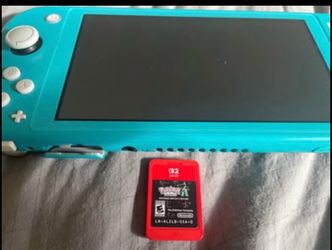 Nintendo Switch Lite Turquoise with Pokémon ZA and Charger