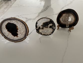 3 Slices Of Agate From Brazil!