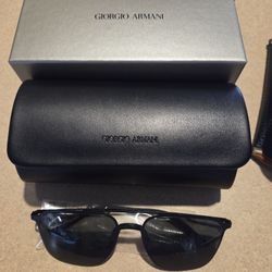 Authentic Giorgio Armani AR 6110 3001/87 Sunglasses. Worn Twice. New In Box