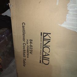 Kincaid cantilever cocktail table OBO