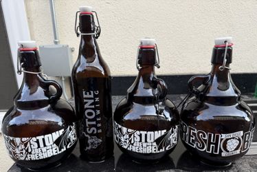 Stone Brewing Growlers
