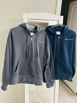 Men champion 2 full zip hoodie size small