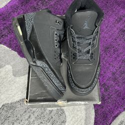 Jordan 3 Black Cat 2007 Pair! Size 11 