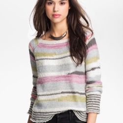 Free People Montmartre Pullover Fuzzy Sweater S