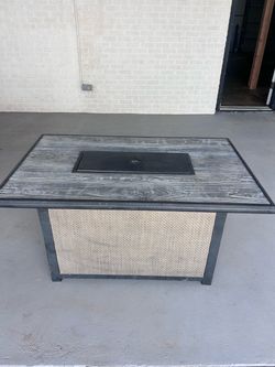 Outdoor Propane Fire Pit Table