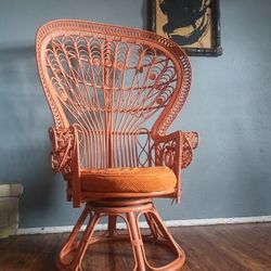 Vintage Peacock Chair