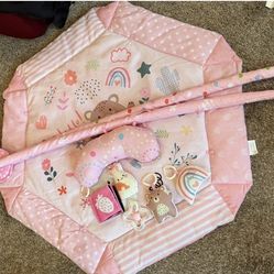 Baby girl play mat free with purchase