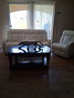 Living room couch set recliners
