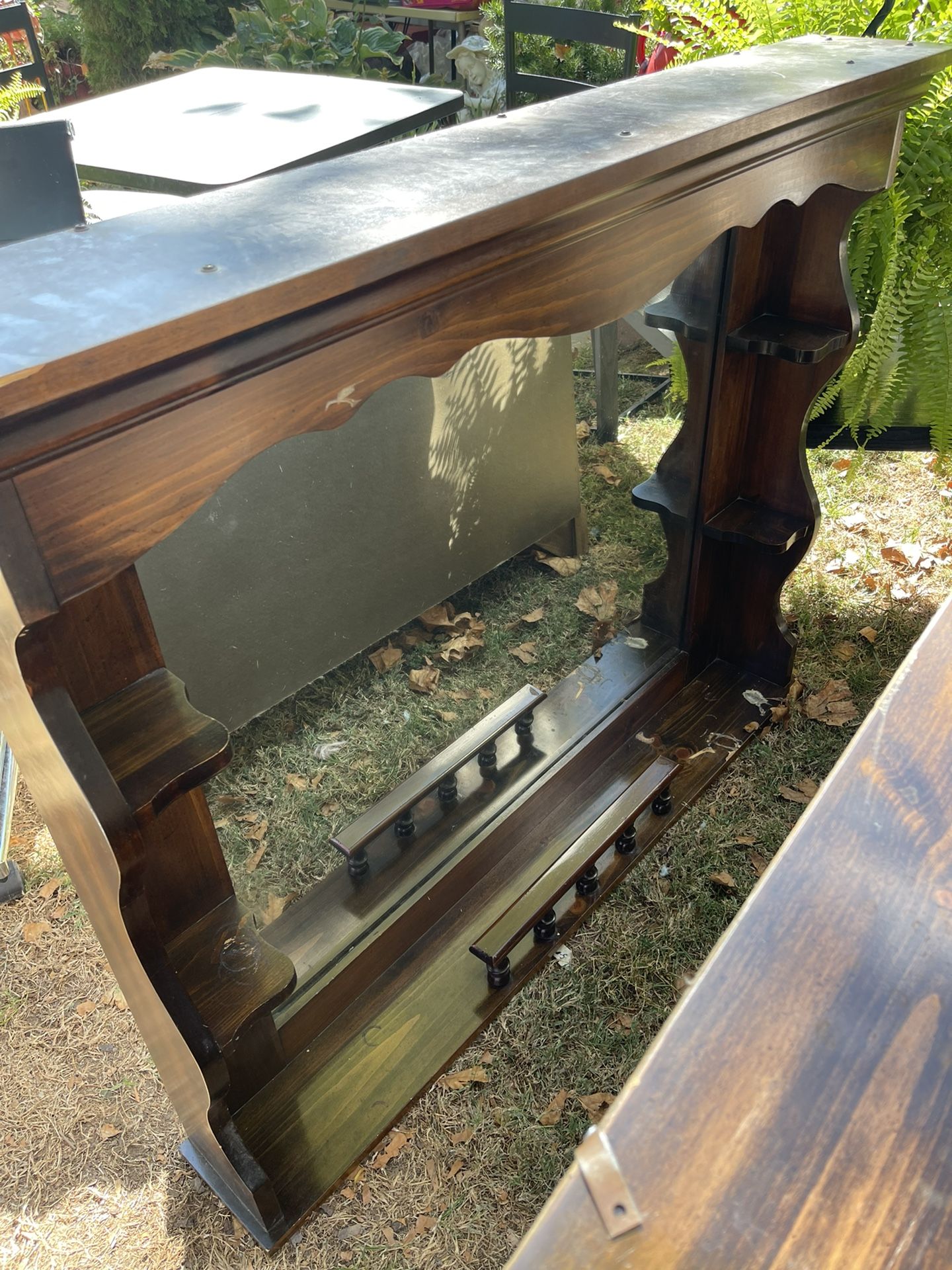 Hutch W/mirror Fits A 58x18” Dresser