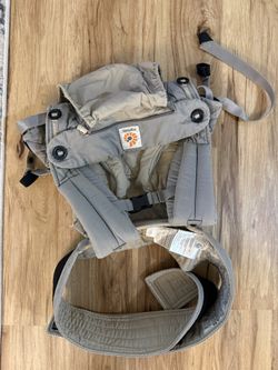 Ergobaby Four Position 360 Baby Carrier - Taupe / Grey Cotton