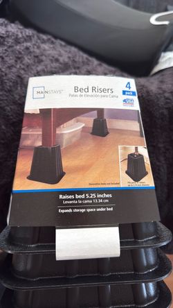 Mainstays Bed Risers 4-Pack