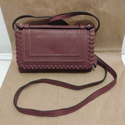 Full Tilt Burgundy Leather Purse Wallet