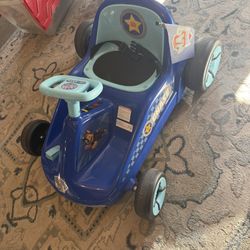 PAW Patrol Chase Go Kart Ride-On with Lights