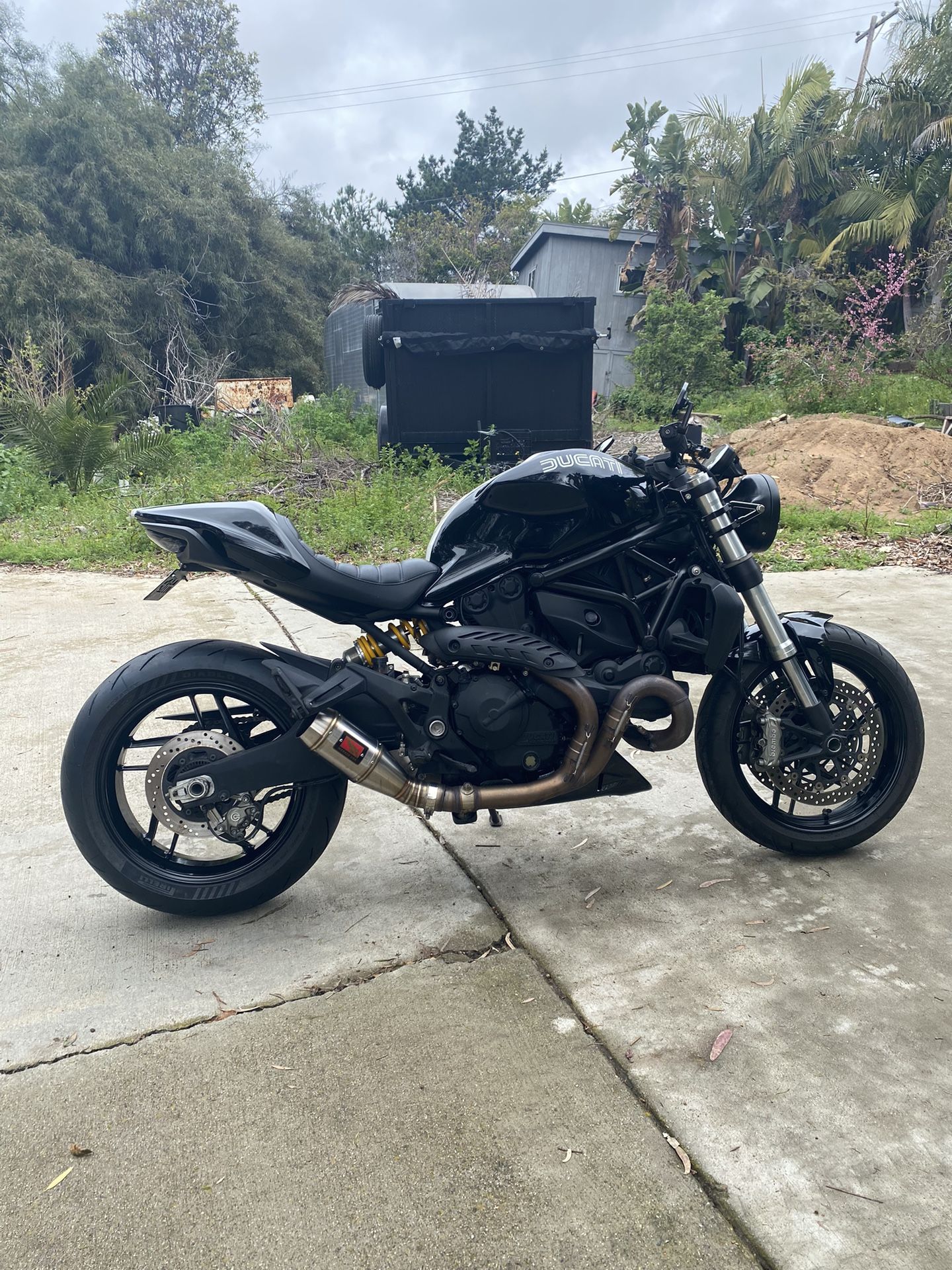Monster 821 custom clearance