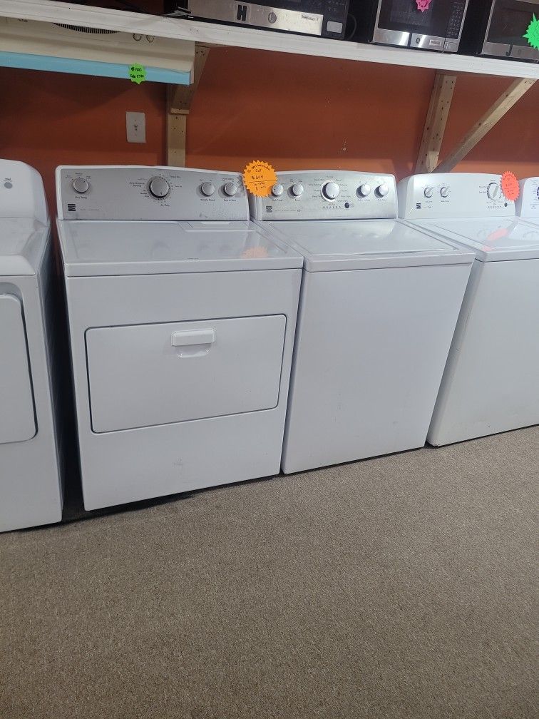 Kenmore Washer And Dryer Set White Top Load