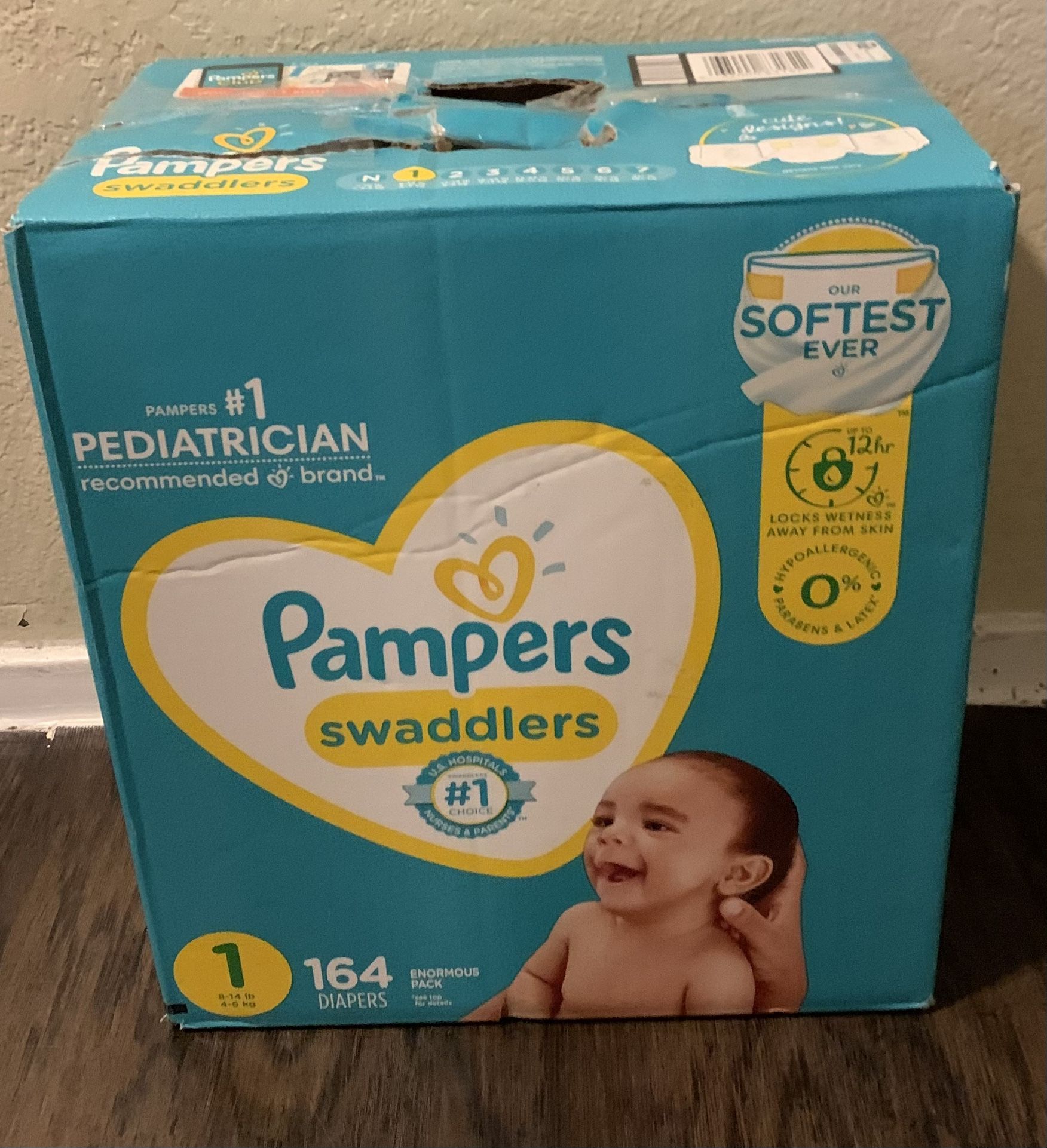 Pampers Swaddlers (Size 1) 