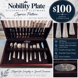 Vintage Nobility Plate Silverplate Flatware – Caprice Pattern