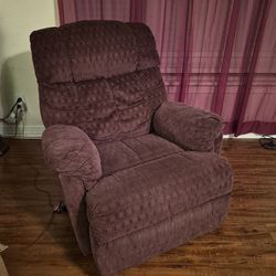 Burgundy Reclining/Rocking Easy Chair
