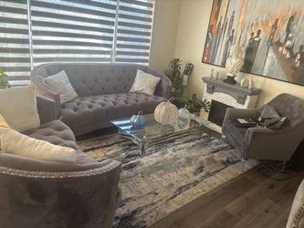 All living room furniture set  including  bar stools