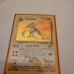 Kabutops Fossil Edition Pokemon