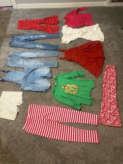 Ropa para Niña son 12 Piesas Por $10 talla 7 y 8