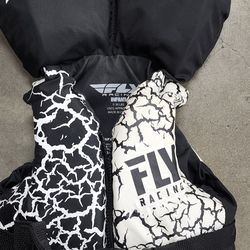 Fly Racing Flotation Youth Vest (Infant Under 30 Lbs, Black/White)