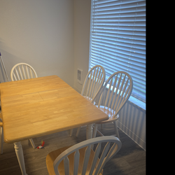 Table and chairs