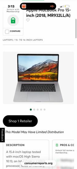 MacBook 15 pro