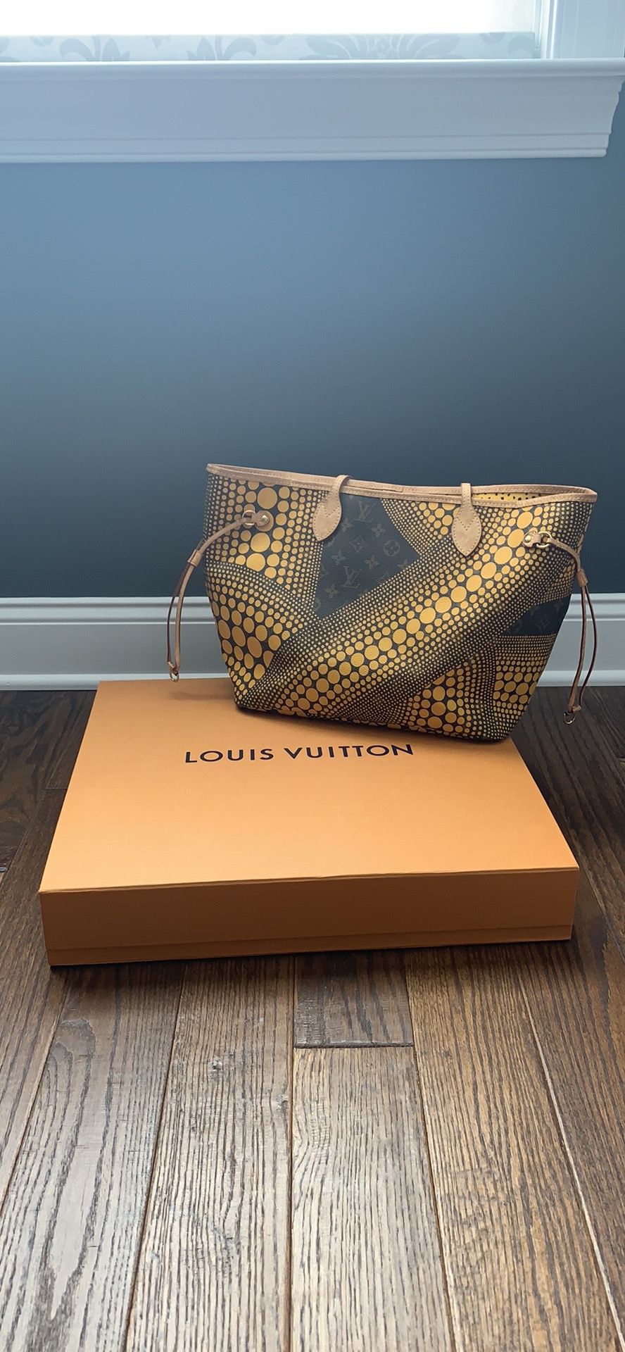 Louis Vuitton Yayoi Kusama Yellow Neverfull MM Bag