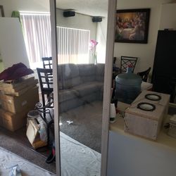 Mirror Door 80 Inches Tall X 24 3/4 Inches Wide 