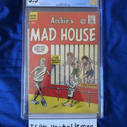 Archie's Madhouse #22 1962 CGC 3.5  1st Sabrina the Teenage Witch & Salem