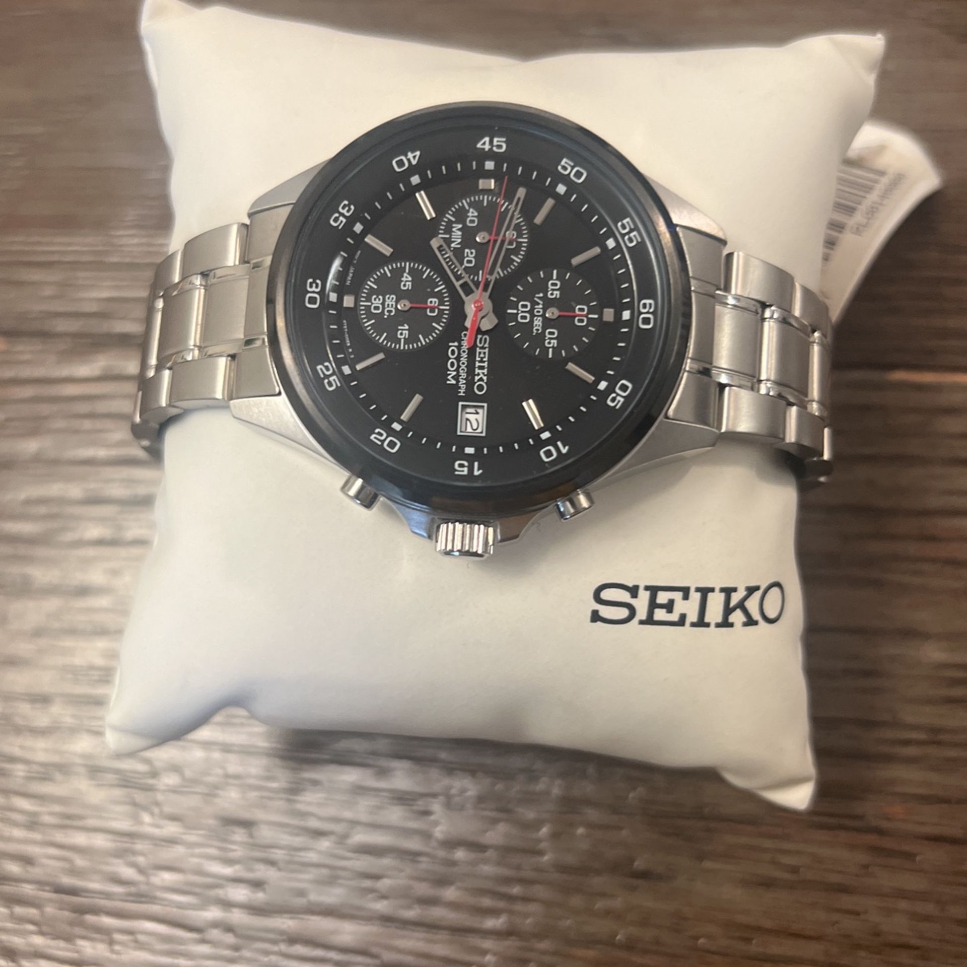Seiko Quartz Stainless Steel Dress Men Watch