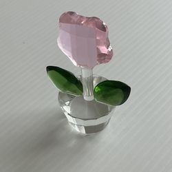 Svarovski Crystal Pink Happy Flower