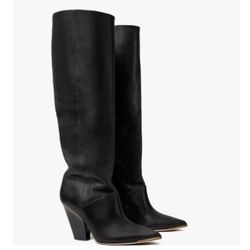 Tory Burch Leather Knee High Boots