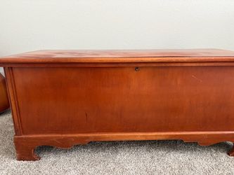 Vintage Cedar Chest Blanket Trunk