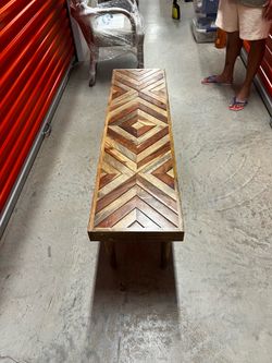 Handcrafted wooden Bench