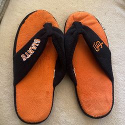 SF Giants Terry Cloth Flip Flops