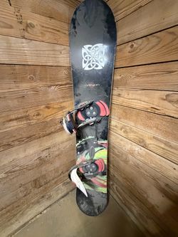 Burton Canyon Snowboard with Bindings and helmet